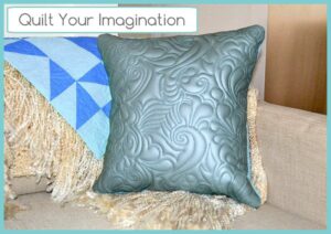 Cushion made by the Janome Artistic Digitizer Software