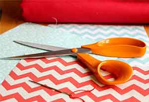 Fiskars Fabric Scissors, Shears Sewing Quilting Embroidery Dressmaking  Fiskars 8 Inch Easy Action Rag Quilt Snip Scissors 